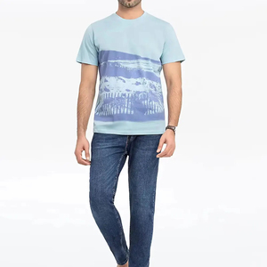Camiseta de Algodón para Sublimación, Impresión Personalizada, Transpirable, de Secado Rápido, Alta Calidad, Unisex, Suministro al por Mayor - Product Image 3