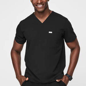 Uniformes Médicos para Hombre, Tejido de Punto Antiarrugas, Suaves, para Uso Hospitalario, con Detección de Agujas, Servicio OEM, Venta al Por Mayor - Product Image 3