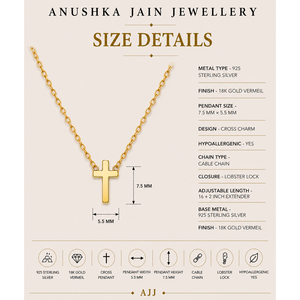 Fashion Layered Holy <b>Cross</b> Necklace - Product Image 6