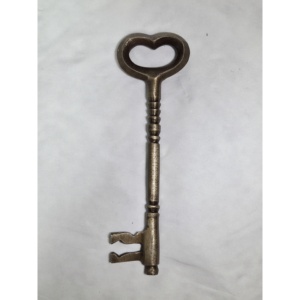 Ouvre-bouteille antique en forme de clé squelette avec cœur, ouvre-vin portable en métal pour restaurants et bars - Product Image 2