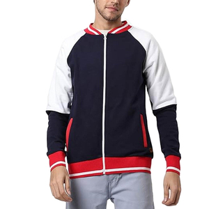 Veste universitaire en toile de laine pour homme, col avec logo sur le devant, manches longues fines, broderie personnalisée OEM, respirante, état neuf - Product Image 1