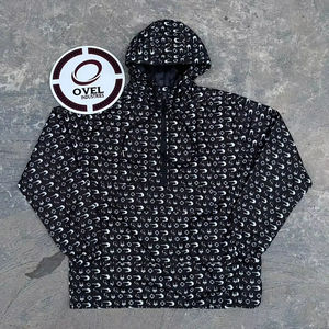 Streetwear décontracté pour hommes veste à capuche à fermeture éclair 100% polyester motif de camouflage de style ample pour la saison de printemps - Product Image 1