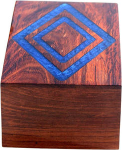 Handmade Wooden Cremation <b>Urns</b> for Adult Funeral and Burial with Custom Logo at Low Price - Product Image 5
