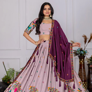 ผ้าไหมปักเลื่อมและด้ายเย็บผ้าออกแบบสำหรับสุภาพสตรี - Product Image 1