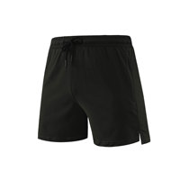 Running Respirant Séchage Rapide Tissé Polyester Quad Stretch Trois Quarts Longueur Pantalon Short de Course pour Homme