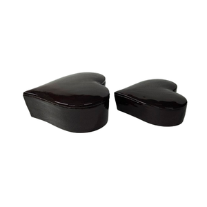 Accessoires pour la maison Bol à fruits artisanal Style de luxe Décoratif en forme de coeur Bols de plat de service Couleur or Décor de mariage à la maison - Product Image 1