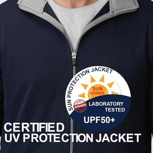 Chaquetas de gimnasio para deportes de invierno para hombre con logotipo frontal con cremallera, transpirables y ecológicas, personalizables para correr y hacer ejercicio - Product Image 6