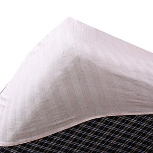 Nữ Hoàng Tấm Ga Giường Đôi Với 2 Gối Bao Gồm Cotton Satin Sọc 3Pcs Thiết Lập Phẳng Được Trang Bị Thiết Lập Cho Khách Sạn Nhà Phòng Khách Trang Trí Nội Thất - Product Image 5