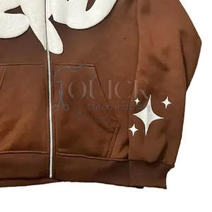 Regular Fit Hiver Casual Wear Puff Printing Hoodies Polyester/Coton pour Hommes - Product Image 5