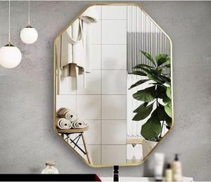 Espejo Decorativo con Marco de Metal de Forma Personalizada Hecho a Mano, Minimalista, para Colgar en la Pared, para Bodas, Bautizos, Cumpleaños, Diwali, de Lujo - Product Image 1