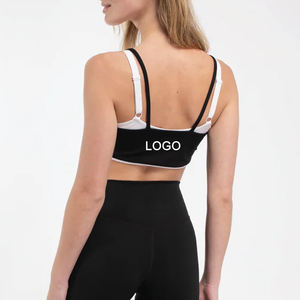 Quality Reversible Windproof Medium Support Fitness Bra Womens Gym Sports Bra Stretch Fit Comfortable Athletic <b>Apparel</b> - Product Image 2