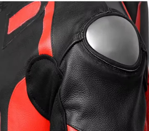 Combinaison de course moto unisexe haut de gamme en cuir et textile, imperméable, coupe-vent, équipement de protection personnalisé, homologuée CE, OEM - Product Image 4