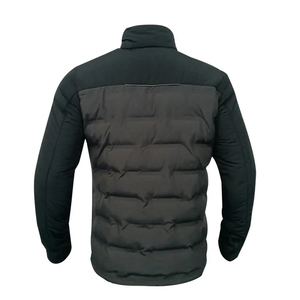 Doudoune sur mesure veste bulle coupe-vent tissu polyester vêtements de mode grande taille fermetures éclair personnalisées lourdes - Product Image 2