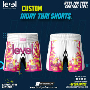 Shorts de Kickboxing Muay Thai Imprimés Personnalisés Shorts de Combat Shorts d'Arts Martiaux - Product Image 5