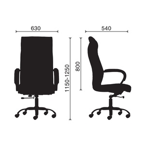 BFGVP069 Chaise de Direction Moderne et Luxueuse Ergonomique en Cuir PU avec Appuie-tête Réglable pour Bureau à Domicile et Salon - Product Image 4
