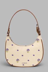 OEM ODM Women's Floral Canvas Half Moon <b>Bag</b> Fashion <b>Underarm</b> Purse with Zipper Closure - Product Image 6