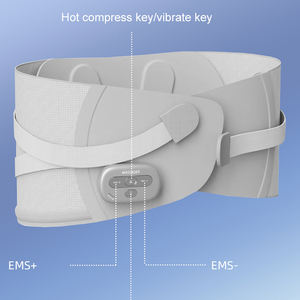 Cinturón de Masaje Lumbar Vibratorio con Calor para Moldear el Cuerpo, Ideal para el Acondicionamiento Abdominal y Lumbar - Product Image 6