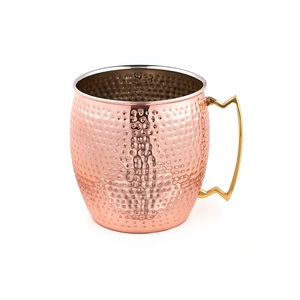 Kitchen Ware Counter Top Copper <b>Beer</b> Mug Eco Friendly Fancy Moscow Mule Mug Drink Ware Luxurious Copper <b>Beer</b> Mug - Product Image 1