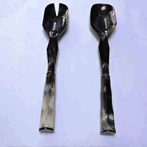 Accesorios de Cocina Únicos, Juego de Servidores de Ensalada de Acacia, Ecológicos, Aptos para Lavavajillas, Utensilios para Ensalada, Hechos en India - Product Image 4