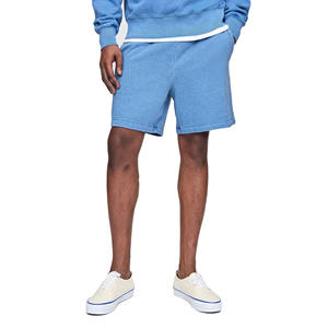 Pantalones cortos informales de cintura media para hombre de algodón 100% cómodos y duraderos con patrón sólido transpirable - Product Image 1