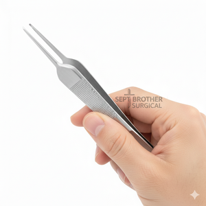 Pinzas de Tejido Gerald con Plataforma de Polvo de Diamante, Pinzas Quirúrgicas de Precisión para Neurocirugía y Cirugía Vascular, Acero Inoxidable de Primera Calidad - Product Image 2