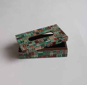 Soporte de caja de pañuelos natural, cubierta de caja de pañuelos sólida para el hogar, oficina y Hotel, diseño ecológico, suministro al por mayor - Product Image 1