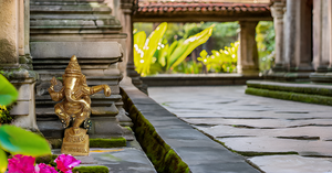 Handmade Modern Design Brass Ganesha Statue Hindu God of Success Evil Destroyer for Pooja <b>Mandir</b> for Weddings Birthdays Diwali - Product Image 5