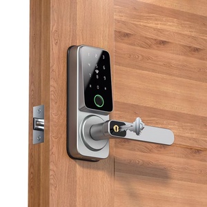 Nhà Máy Giá Duy Nhất Chốt Lỗ Mộng Hợp Kim Nhôm Thông Minh Khóa Vân Tay <span class=keywords><strong>Keyless</strong></span> Bàn Phím Điện Tử Thông Minh Khóa Cho Nhà Căn Hộ - Product Image 2