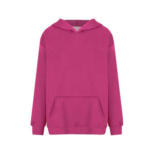 Hoodie surdimensionné de haute qualité pour femmes, avec logo et design personnalisés, et deux poches latérales. - Product Image 6