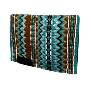 Almohadillas de sillín de lana de Nueva Zelanda con estilo duradero, manta de espectáculo de caballos occidentales naturales para montar en Rodeo, venta al por mayor de lana de Nueva Zelanda - Product Image 3