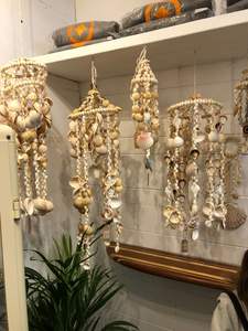 Ocean Shell Wind Chime Elegante decoración marina para Patio Jardín Balcón o sala de estar - Product Image 2