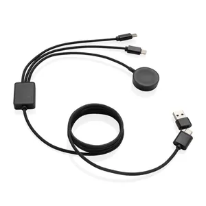 Cable USB Ecológico 6 en 1, Fabricado con RPET, Producto Promocional Sostenible - Product Image 1