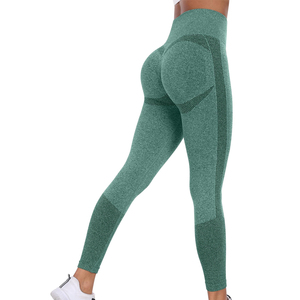 Meilleures ventes Collants de compression pour l'entraînement Leggings de sport pour femmes Nouveauté 2026 Pantalons de yoga sans couture taille haute pour vêtements de fitness - Product Image 2