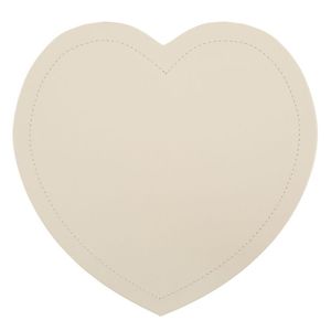 Posavasos de Té Personalizado, Ecológico, Hecho a Mano, Moderno y de Lujo, en Forma de Corazón, 4x4, de Cuero PU, Redondo, Decoración para el Hogar, Regalo de Inauguración - Product Image 1