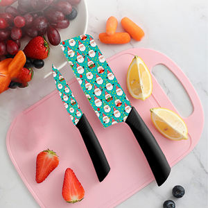 Juego de 6 Cuchillos de Chef de Cerámica Premium con Mango de Plástico para Caza de Grandes Animales y Aventuras al Aire Libre, Más Vendidos, Entrega Rápida - Product Image 1