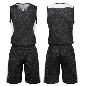 Maillot de basket-ball personnalisé imprimé de haute qualité, cousu, séchage rapide, respirant, antibactérien, grande taille, uniforme de sport unisexe - Product Image 1