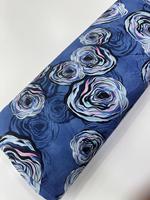 Tissu en crêpe de viscose pur imprimé numérique floral de luxe, doux, léger, fluide, respirant, pour robe, largeur 44 pouces