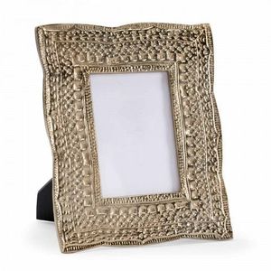 Marco de Fotos Vertical de Aluminio con Diseño Moderno, Ondulado y Repujado, Tamaño Personalizado, Duradero y Elegante, para Bodas, Hogar u Oficina - Product Image 5