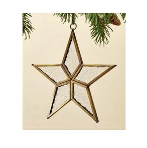 Best selling hanging metal <b>star</b> Festival decoration <b>tree</b> & Window hanging <b>stars</b> durable lightweight glass <b>stars</b> with metal frame - Product Image 1