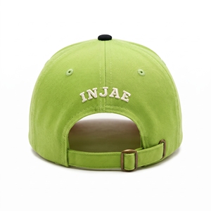 Casquette Snapback 6 Panneaux Brodée en 3D avec Lettres, en Toile Vert Orange, Unisexe, Décontractée, Respirante et Imperméable, Réglable - Product Image 3