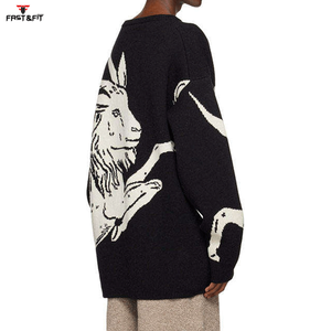 Colección 2026 Nuevo Diseño de Moda Invernal Cuello Redondo Personalizado Transpirable Lana Gruesa/Cachemira Manga Larga Secado Rápido Frontal - Product Image 2