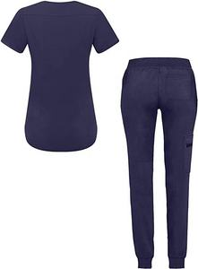 Uniformes de gommage personnalisés avec logo imprimé de haute qualité vêtements pour femmes uniformes d'allaitement uniforme de gommage - Product Image 2