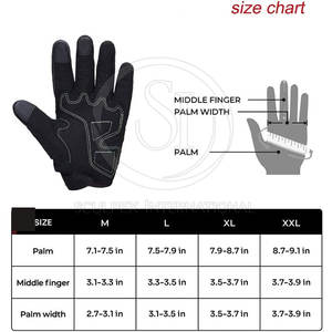 Gants de moto en cuir à écran tactile de marque privée - Durables, à doigts complets, pour usage extérieur, unisexe - Product Image 2