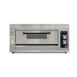 Hot Sale LPG 1 Deck 2 Trays Gas Oven For Baking