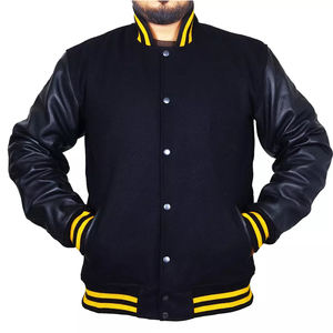 Veste universitaire chaude d'hiver de basket-ball Letterman pour hommes de qualité supérieure à la mode OEM fabrication logo personnalisé broderie - Product Image 6