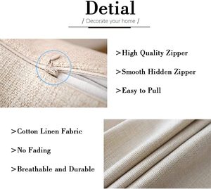 Funda de cojín bordada a mano, cubierta de 100% algodón para sofá decorativo para el hogar, OEM, hecha en Vietnam - Product Image 5