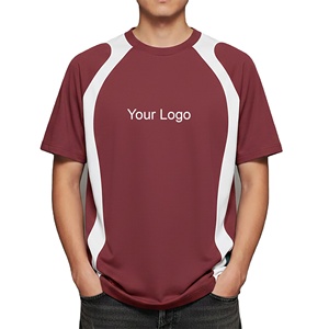 เสื้อยืดผู้ชายแบบยืดหยุ่น สวมใส่สบาย ระบายอากาศได้ดี น้ำหนักเบา แขนสั้น คอกลม - Product Image 1