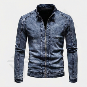Chaqueta Casual para Hombre con Logotipo Personalizado, Chaqueta Vaquera de Moda Urbana, Prenda Exterior Moderna, Chaqueta de Alta Calidad al por Mayor - Product Image 1