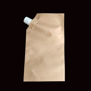 Sinh thái thân thiện có thể tái chế kraft giấy <span class=keywords><strong>Pouch</strong></span> <span class=keywords><strong>Spout</strong></span> Túi gram tùy chỉnh không thấm nước Kraft Refill <span class=keywords><strong>Pouch</strong></span> với <span class=keywords><strong>Spout</strong></span> 500ml - Product Image 4