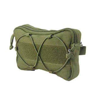 Pochette d'accessoires tactiques en tissu Oxford de haute qualité, portable, courte, multifonctionnelle, pour la chasse en plein air, fermeture éclair, unisexe - Product Image 3